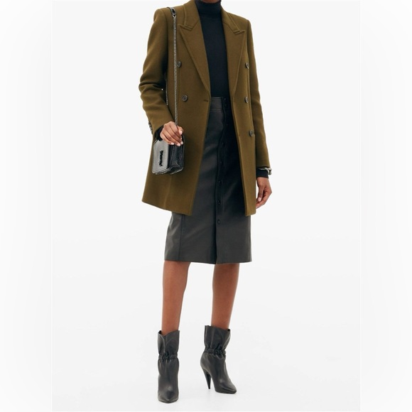 Saint Laurent ‘Etienne’ Ruffled Leather Ankle Booties - Picture 2 of 15